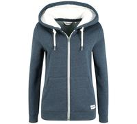 OXMO Kapuzensweatjacke Damen blau, M