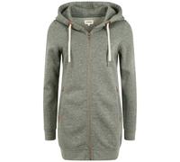 OXMO OXVicky Straight Sweat Zip-Hoodie Damen Sweatjacke Kapuzenjacke Hoodie mit Kapuze Kordel Eingrifftaschen Regular fit, Größe:S, Farbe:Climb Mel (7987853)