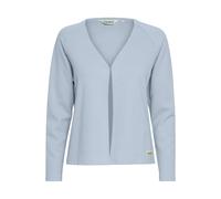 Sweatjacke OXMO "Sweatshirtjacke OXJonia", Damen, Gr. M, blau (kentucky blau), Obermaterial: 60% Baumwolle CO. 40% Polyester PES., Sweatjacken Sweatjacke (20974269-M) kentucky blau