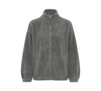 Sweatjacke OXMO "Trainingsjacke OXBerina", Damen, Gr. XL, grau (castlerock), Obermaterial: 100% Polyester PES., Sweatjacken Sweatjacke (37484036-XL) castlerock