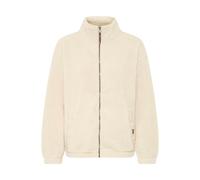 Sweatjacke OXMO "Trainingsjacke OXBerina", Damen, Gr. XS, beige (oatmeal), Obermaterial: 100% Polyester PES., Sweatjacken Sweatjacke (99854010-XS) oatmeal