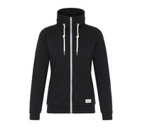 Sweatjacke OXMO "Trainingsjacke OXBitta", Damen, Gr. S, schwarz, Obermaterial: 50% Baumwolle CO. 50% Polyester PES., Sweatjacken Sweatjacke (52034740-S) schwarz