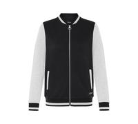 Sweatjacke OXMO "Trainingsjacke OXOnana", Damen, Gr. XS, schwarz, Obermaterial: 80% Polyester PES. 20% Baumwolle CO., Sweatjacken Sweatjacke (94557810-XS) schwarz
