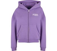 Sweatjacke PEQUS "PEQUS PEQUS Back Logo Zip-Hoodie", Damen, Gr. XS, orchid, 100% Baumwolle, Sweatjacken Sweatjacke (49276041-XS)