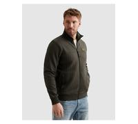 Sweatjacke PME LEGEND, Herren, Gr. XL, beluga, Sweatware, Obermaterial: 57% Polyester, 43% Baumwolle, Jacquardmuster, normal normal, Sweatjacken Sweatjacke, mit Vordertaschen (68584648-XL) beluga