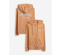 Sweatjacke - Print - orange L