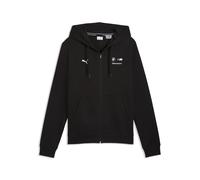 Sweatjacke PUMA "BMW M MOTORSPORT Essentials Fleece-Trainingsjacke Herren", Damen, Gr. XL, schwarz, Obermaterial: 68% Baumwolle, 32% Polyester. Kapuzenfutter: 100% Baumwolle. Rippe: 3% Elasthan, 97% B