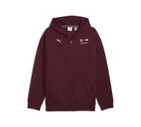 Sweatjacke PUMA "BMW M Motorsport Essentials Kapuzenjacke Herren", Herren, Gr. XL, rot (ruby shimmer rot), Obermaterial: 68% Baumwolle, 32% Polyester; Kapuzenfutter: 100% Baumwolle; Rippe: 97% Baumwol