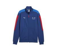 Sweatjacke PUMA "BMW M Motorsport MT7 Jacke Herren", Herren, Gr. S, blau (pro blau m color), Obermaterial: 34% Polyester, 66% Baumwolle. Rippe: 97% Baumwolle, 3% Elasthan, Sweatjacken Sweatjacke (2916