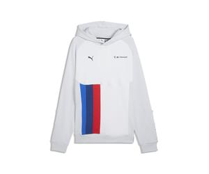 Sweatjacke PUMA "BMW M MOTORSPORT PUMATECH-X Hoodie Herren", Herren, Gr. XL, silber mist gray, Obermaterial: 67% Baumwolle, 33% Polyester. Kapuzenfutter: 33% Polyester, 67% Baumwolle. Rippe: 97% Baumw
