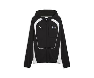 Sweatjacke PUMA "BMW M MOTORSPORT Sportswear Kapuzenjacke Herren", Herren, Gr. XL, schwarz, Obermaterial: 68% Baumwolle, 32% Polyester. Kapuzenfutter: 100% Baumwolle. Unterer Rumpf: 72% Baumwolle, 28%
