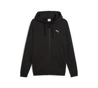 Sweatjacke PUMA "Essentials Kapuzenjacke Herren", Herren, Gr. XS, schwarz, Obermaterial: 66% Baumwolle, 34% Polyester; Kapuzenfutter: 100% Baumwolle; Rippe: 3% Elasthan, 97% Baumwolle, Sweatjacken Swe