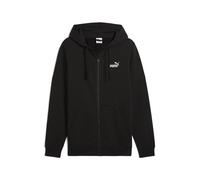Sweatjacke PUMA "Essentials No. 1 Logo Kapuzenjacke Herren", Herren, Gr. S, schwarz, Obermaterial: 66% Baumwolle, 34% Polyester; Kapuzenfutter: 100% Baumwolle; Rippe: 97% Baumwolle, 3% Elasthan, Sweat