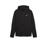 Sweatjacke PUMA "Evostripe Kapuzenjacke Herren", Herren, Gr. M, schwarz, Obermaterial: 77% Baumwolle, 23% Polyester; Taschenfutter: 100% Baumwolle; Einsatz: 81% Baumwolle, 19% Polyester, Sweatjacken S