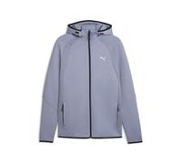Sweatjacke PUMA "Evostripe Kapuzenjacke Herren", Herren, Gr. S, gray sky, Obermaterial: 23% Polyester, 77% Baumwolle. Taschenfutter: 100% Baumwolle. Einsatz: 81% Baumwolle, 19% Polyester, Sweatjacken 
