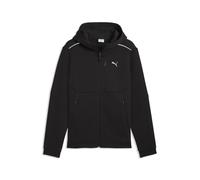 Sweatjacke PUMA "PUMATECH Kapuzenjacke Herren", Herren, Gr. S, schwarz, Obermaterial: 23% Polyester, 77% Baumwolle. Kapuzenfutter: 100% Baumwolle. Seitentasche - Oben: 100% Baumwolle. Seitentasche - U