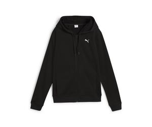 Sweatjacke PUMA "TAD ESSENTIALS Hoodie Damen", Damen, Gr. M, schwarz, Obermaterial: 70% Baumwolle, 30% Polyester. Taschenfutter: 100% Baumwolle. Rippe: 3% Elasthan, 97% Baumwolle, Sweatjacken Sweatjac