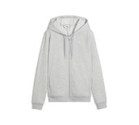 Sweatjacke PUMA "TAD ESSENTIALS Hoodie Damen", Damen, Gr. XXL, light gray heather, Obermaterial: 70% Baumwolle, 30% Polyester; Taschenfutter: 100% Baumwolle; Rippe: 3% Elasthan, 97% Baumwolle, Sweatja