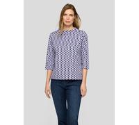 Sweatjacke RABE "Sweatshirt", Damen, Gr. 46, lila, Obermaterial: 74% Polyester, 23% Viskose, 3% Elasthan, gemustert, gerade, Sweatjacken Sweatjacke (53988966-46) lila