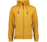 Sweatjacke RAGMAN, Herren, Gr. S (46/48), orange (orange, 541), 65% Baumwolle 35% Polyester, casual, regular fit, Langarm, Sweatjacken (58294259-S) orange, 541