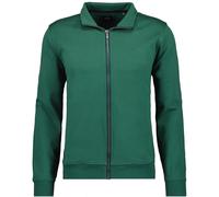 Sweatjacke RAGMAN, Herren, Gr. L5052, grün (dunkelgrün, 357), 80% Baumwolle 20% Nylon, regular fit, Sweatjacken Sweatjacke (50752364-L)