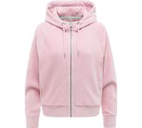 Sweatjacke RAGWEAR "Corduly Cordy", Damen, Gr. L (40), marshmallow26, Material: 76% Baumwolle, 20% Polyester, 4% Elasthan, oversize hüftlang, hoch geschlossener Ausschnitt, Ärmel ohne Ärmelschlitz abg