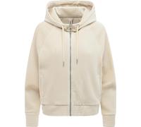 Sweatjacke RAGWEAR "Corduly Cordy", Damen, Gr. M (38), ecru26, Material: 76% Baumwolle, 20% Polyester, 4% Elasthan, oversize hüftlang, hoch geschlossener Ausschnitt, Ärmel ohne Ärmelschlitz abgesteppt