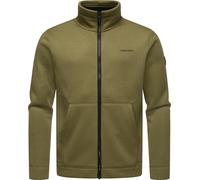 Sweatjacke RAGWEAR "Fabbian Collar" Gr. XXL (56), grün (olivgrün) Herren Sweatjacken (48110450-XXL)