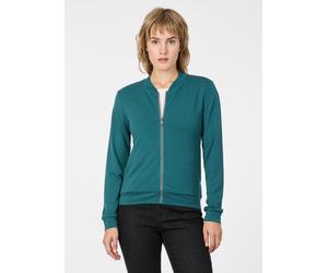 Sweatjacke RAGWEAR "KENIANE", Damen, Gr. L, ocean grün, Sweatware, Obermaterial: 67% Polyester, 28% Viskose, 5% Elasthan, unifarben, normal, Rundhals, Sweatjacken Sweatjacke, Unbrushed mit Viskoseante