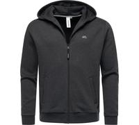 Ragwear Herren Sweatjacke Leichter Sommer Pullover Hoodie Natten EMB Dark Grey Gr. M