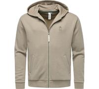 Sweatjacke RAGWEAR "Natten EMB", Herren, Gr. M (50), olivgrün, Material: 70% Baumwolle, 30% Polyester, Basic, lässig geschnitten hüftbedeckend, hoch geschlossener Ausschnitt, Ärmel ohne Ärmelschlitz B