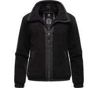 Sweatjacke RAGWEAR "Nordicka", Damen, Gr. 5XL (50), schwarz, Fleece, Obermaterial: 100% Polyester. Innenfutter: 100% Polyester, lässig geschnitten hüftlang, hoch geschlossener Ausschnitt, Ärmel ohne Ä