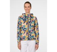 Sweatjacke RAGWEAR "PARYA PRINT", Damen, Gr. S, midnight, Sweatware, Obermaterial: 50% Baumwolle, 50% Polyester, bedruckt, normal, Rundhals, Sweatjacken Sweatjacke, aus Baumwollmischung, normale Passf