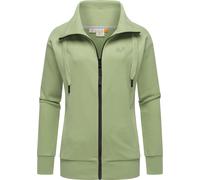 Sweatjacke RAGWEAR "Shocky" Gr. XXXL (46), grau (graugrün) Damen Sweatjacken (50477652-XXXL) graugrün
