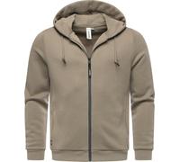 Sweatjacke RAGWEAR "Wernons", Herren, Gr. S (48), olivgrün, Material: 70% Baumwolle, 30% Polyester, Basic, gerade hüftbedeckend, hoch geschlossener Ausschnitt, Ärmel ohne Ärmelschlitz Rippbündchen, Sw