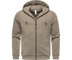 Sweatjacke RAGWEAR "Wernons", Herren, Gr. S (48), olivgrün, Material: 70% Baumwolle, 30% Polyester, Basic, gerade hüftbedeckend, hoch geschlossener Ausschnitt, Ärmel ohne Ärmelschlitz Rippbündchen, Sw