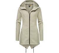 Ragwear Damen Kurzmantel Softshellmantel mit super kuscheligem, warmem Fleece-Innenfutter Wingi YOUMODO Dusty Olive Gr. XL