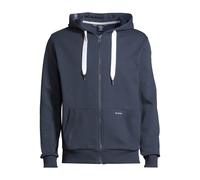 Sweatjacke SALZHAUT "Sweatjacke BREKER", Damen, Gr. 4XL, blau (navy), Obermaterial: 55% Baumwolle CO. 45% Polyester PES., Sweatjacken Sweatjacke (18565955-4XL) navy