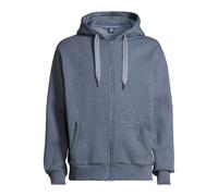 Sweatjacke SALZHAUT "Sweatjacke BREKER", Damen, Gr. XXL, blau (jeans blau), Obermaterial: 55% Baumwolle CO. 45% Polyester PES., Sweatjacken Sweatjacke (67733718-XXL) jeans blau