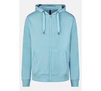 Sweatjacke SALZHAUT "Sweatjacke BREKER", Herren, Gr. S, blau (breeze), Obermaterial: 55% Baumwolle CO. 45% Polyester PES., Sweatjacken Sweatjacke (14848468-S) breeze
