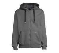 Sweatjacke SALZHAUT "Sweatjacke BREKER", Herren, Gr. S, grau (anthra), Obermaterial: 55% Baumwolle CO. 45% Polyester PES., Sweatjacken Sweatjacke (74862452-S) anthra
