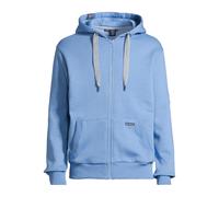 Sweatjacke SALZHAUT "Sweatjacke BREKER JACKE", Herren, Gr. M, blau (ocean blau), Obermaterial: 55% Baumwolle CO. 45% Polyester PES., Sweatjacken Sweatjacke (66750447-M) ocean blau