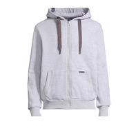 Sweatjacke SALZHAUT "Sweatjacke BREKER JACKE", Herren, Gr. XL, grau (grau melange), Obermaterial: 55% Baumwolle CO. 45% Polyester PES., Sweatjacken Sweatjacke (45743104-XL) grau melange
