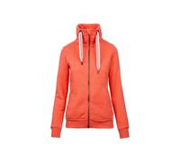 Sweatjacke SALZHAUT "Sweatjacke KLENNER", Damen, Gr. S, rot (coral), Obermaterial: 80% Baumwolle CO. 20% Polyester PES., Sweatjacken Sweatjacke (84204500-S) coral
