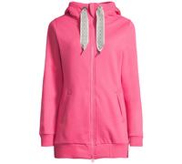 Sweatjacke SALZHAUT "Sweatjacke Nordörp", Damen, Gr. S, pink, Obermaterial: 80% Baumwolle CO. 20% Polyester PES., Sweatjacken Sweatjacke (33393957-S) pink