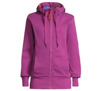 Sweatjacke SALZHAUT "Sweatjacke SCHANDARM", Damen, Gr. XS, lila (plum), Obermaterial: 80% Baumwolle CO. 20% Polyester PES., Sweatjacken Sweatjacke (46250624-XS) plum