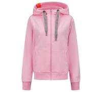 Sweatjacke SALZHAUT "Sweatjacke SÖÖTE", Damen, Gr. 3XL, rosa (rosé), Obermaterial: 55% Baumwolle CO. 45% Polyester PES., Sweatjacken Sweatjacke (57454116-XXXL) rosé