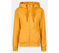 Sweatjacke SALZHAUT "Sweatjacke SÖÖTE", Damen, Gr. L, gelb (sun), Obermaterial: 55% Baumwolle CO. 45% Polyester PES., Sweatjacken Sweatjacke (42398512-L) sun