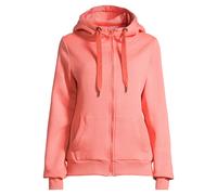 Sweatjacke SALZHAUT "Sweatjacke SÖÖTE", Damen, Gr. L, rot (coral), Obermaterial: 55% Baumwolle CO. 45% Polyester PES., Sweatjacken Sweatjacke (74492956-L) coral