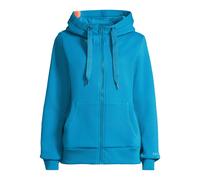 Sweatjacke SALZHAUT "Sweatjacke SÖÖTE", Damen, Gr. M, blau (fjord), Obermaterial: 55% Baumwolle CO. 45% Polyester PES., Sweatjacken Sweatjacke (70879917-M) fjord